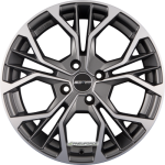 GMP - MATISSE-S ANTHR. MATT DIAMOND 8X18 LK:5/120 ET:50 ML:65,1